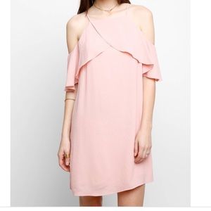 Cold Shoulder Ruffle Dress